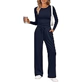 LILLUSORY 2 Piece Lounge Sets for Women Fall Outfits 2026 Two Piece Travel Sweatsuits Business Casual Fashion Clothes