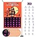 OurWarm Halloween Calendar 2019 Linen Halloween Countdown Calendar for Kids 31 Days, Home Decor Advent Calendar with Bat, Ghosts Boo!