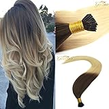 Googoo 16-22 inches Straight I Tip Remy Fusion Human Hair Extensions 1g/strands 50g Per Set