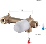 GRIFEMA PORTO-G11503 Wall Bath Tub Mixer Tap Concealed Brass Body Chrome view 2