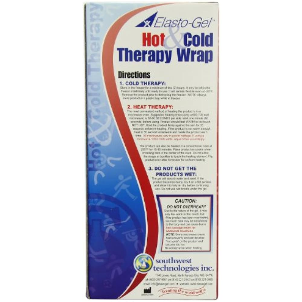 Elasto Gel, Hot/Cold Wrap, 9 X 24, Health " Personal Care eBay