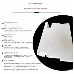 Pack of 10Pcs Diameter 5-150mm PTFE Plastic Solid