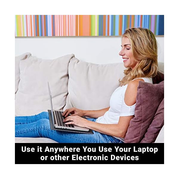 SYB-Laptop-Pad-EMF-Radiation-Protection-Shield-Heat-Blocker-for-Laptops-up-to-14-Smoke-Grey SYB Laptop Pad, EMF Radiation Protection Shield & Heat Blocker for Laptops up to 14" (Smoke Grey)