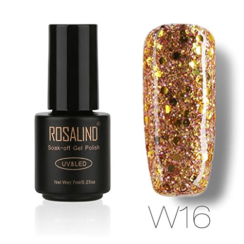 Oksale ROSALIND 7ML Gel Nail Polish Nail Art Nail Gel Polish UV LED Gel Polish Semi Permanent Varnish (W-16)