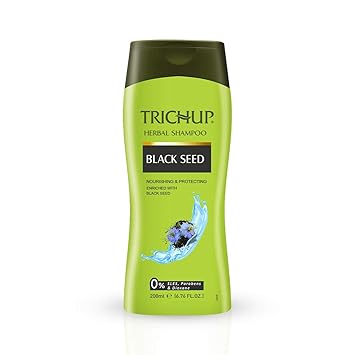 Trichup Black Seed Herbal Shampoo - Improve your Scalp Health with The Goodness of Black Seed (200ml)
