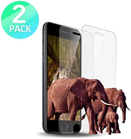 MoCoin iPhone 7 Tempered Glass Screen Protector, [2-Pack][Anti-Scratch]0.2mm 2.5D Rounded Egde for Apple iPhone 7