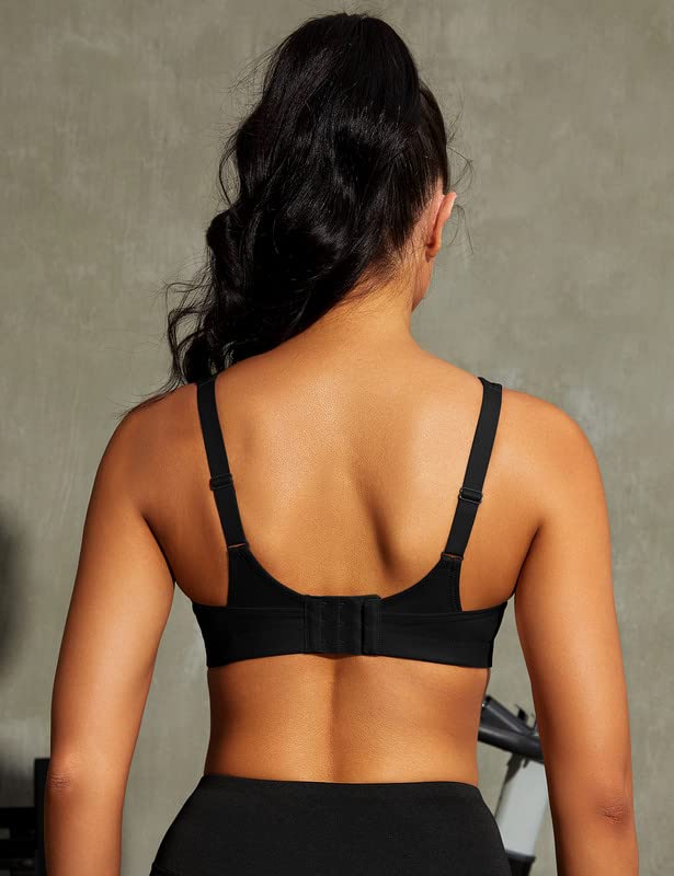 Wingslove Women's Full Coverage High Impact Wirefree Workout Non Padded