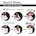 Ejis Sweat Proof Undershirt Men w/Sweat Pads & Antimicrobial Silver, Micro Modal V Neck (Medium, White)
