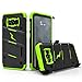 ZIZO Bolt Series for Samsung Galaxy S8 Plus Case Military Grade Drop Tested with Tempered Glass Screen Protector Holster Black NEON Green