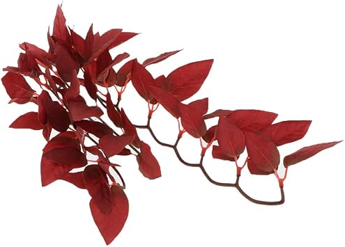 Amazon F Fityle 人工蔓植物 水族館 装飾 爬虫類 隠れ家 洞窟飾り 30cm 赤 F Fityle 餌入れ ボウル 通販