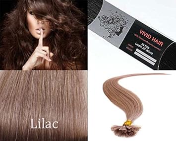 Amazon Com 25 Strands Straight Pre Bonded U Nail Tipped Fusion