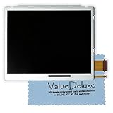 ValueDeluxe Brand New Nintendo DSi XL Lower Bottom LCD Replacement For Fix or Repair with ValueDeluxe Microfiber Cleaning Cloth