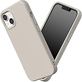 RhinoShield Case Compatible with [iPhone 13/14] | SolidSuit - Shock Absorbent Slim Design Protective Cover with Premium Matte Finish 3.5M / 11ft Drop Protection - Shell Beige