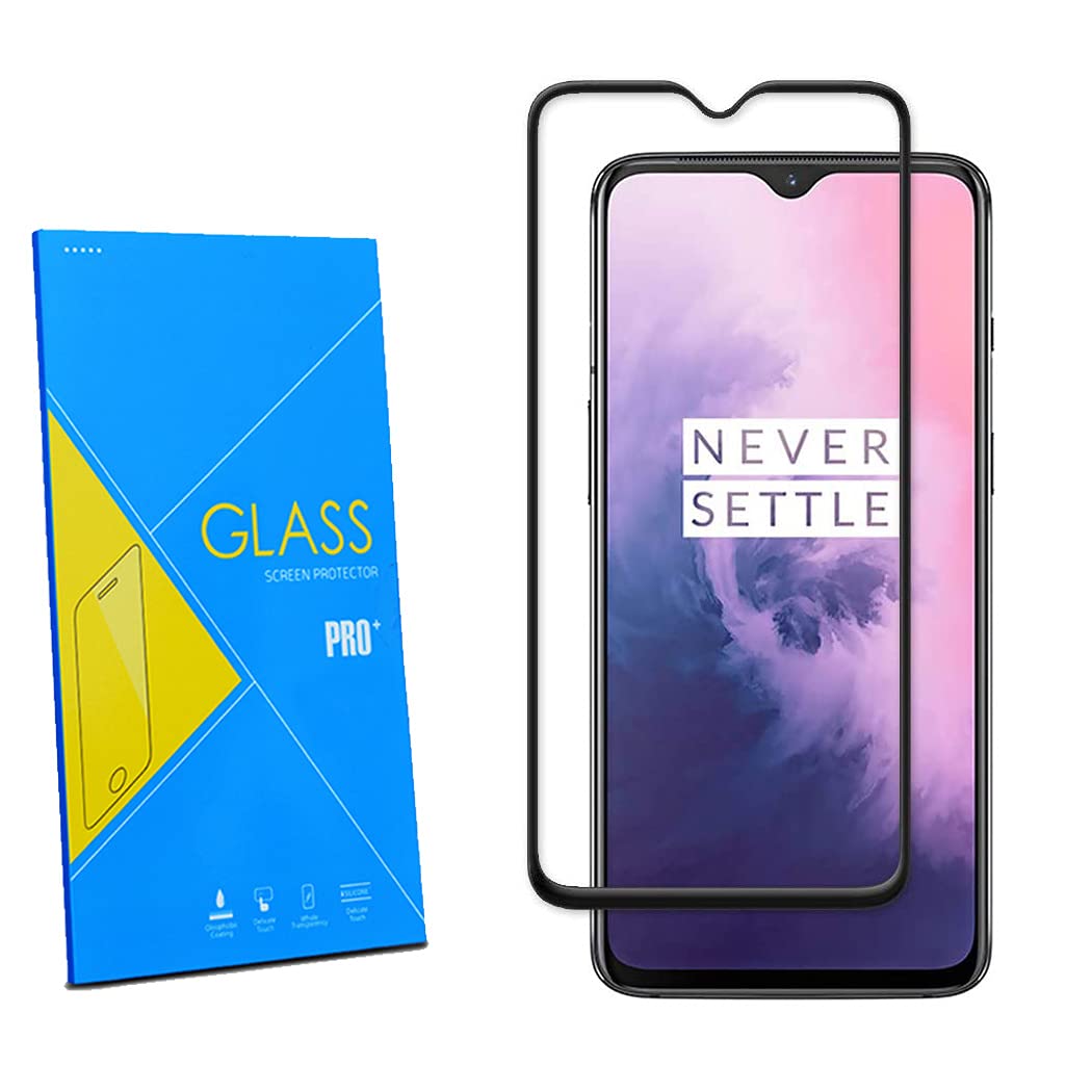 GAPlus [2-Pack] Screen Protector for OnePlus 7 Tempered Glass Film, [Case Friendly][Anti-Scratch][Anti-Shatter] For OnePlus 7