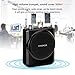 XIAOKOA Voice Amplifier Rechargeable1800mAh with Headset Microphone Mini Portable Loudspeaker Megaphone for Tour Guides, Teachers, Coaches, Presentations, Costumes Support FM/MP3/TF/SD Card