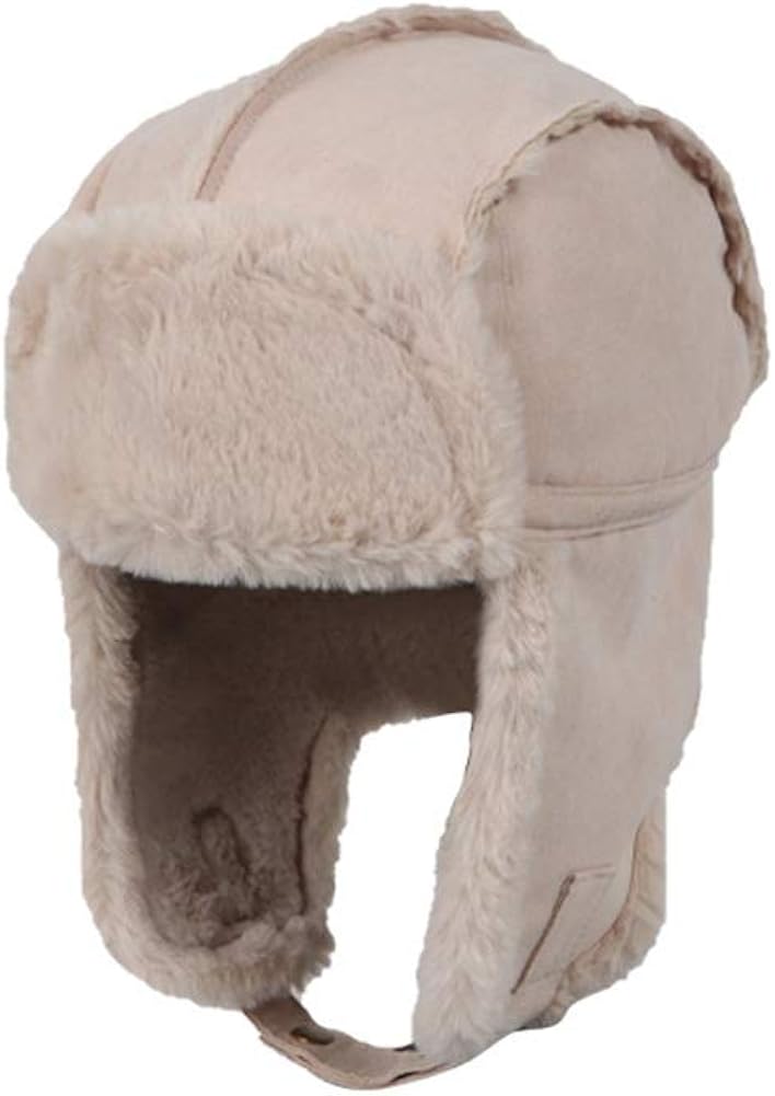 Women Trapper Hat Winter Hat with Faux Fur & Ear Flaps Warm Winter