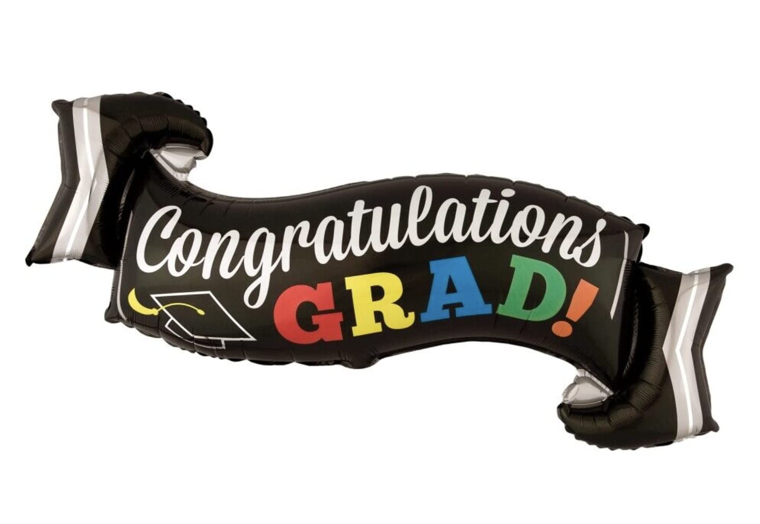 Banner Graduation Foil Balloon, 95cm (2 pack)