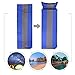 Runacc Sleeping Pad Camping Mattress Self-inflation Sleeping Mats for Family, Attached Pillow
