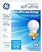 GE Lighting 63003 Soft White 43-Watt (60-watt replacement) 750-Lumen A19 Light Bulb with Medium Base, 2-Pack