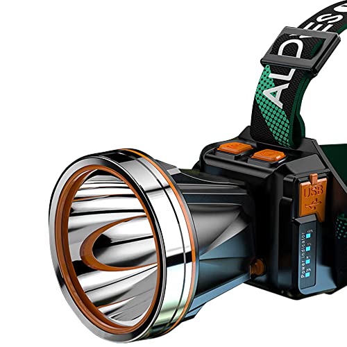 PINSAI High Power LED Headlamp Super Bright Adult Motion Sensor Headlight Spotlight Waterproof Outdoor Hunting Light Flashlight Portable Head lamp for Fishing Camping Hiking