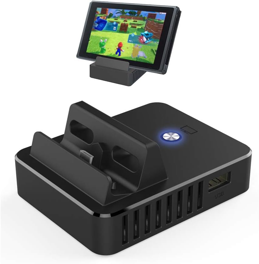 switch dock with phone charger