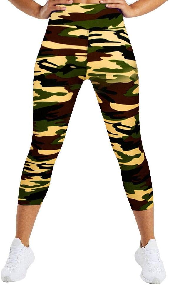 womens camo crop pants