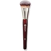 BK BEAUTY BRUSHES - 101 CONTOURED FOUNDATION BRUSH - Contoured Foundation Brush - Foundation Makeup Brushes - Face Brush For Liquid Or Cream Foundations