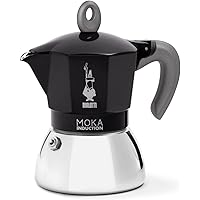 Bialetti - Moka Induction, Moka Pot, Suitable for all Types of Hobs, 6 Cups Espresso (7.9 Oz), Red