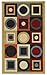 Anti-Bacterial Rubber Back RUGS RUNNERS Non-Skid/Slip 2x5 Runner Rug | Contemporary Geometric Indoor/Outdoor Thin Low Profile Modern Home Floor Bathroom Kitchen Hallways Colorful Decorative Rug