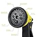YowoSmart Garden Hose 100 Ft Double Latex Strongest Durable Expandable Garden Hose and 8 Function Spray Nozzle, Extra Strength Fabric Protection