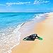 Snorkeling Swim Fins featuring Short Blade Dive-Tech | Compact design made for Travel. Powerful Snorkel Fins for Swimming. Ultra Comfortable Snorkeling Gear and Flippers by Easy Snorkel