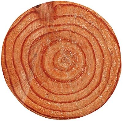 LAGHCAT Area Rugs Tree Annual Ring 3D Non-Slip Rug for Living Room,Bedroom,Desk/Chair Mats,Round (Diameter-31.5", Tree-B)