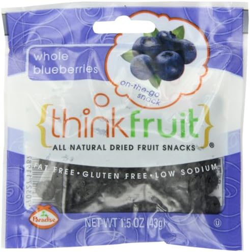 Thinkfruit Cherry, Blueberry and Cinammon Apple, 1.5 Ounce (Pack of 15)