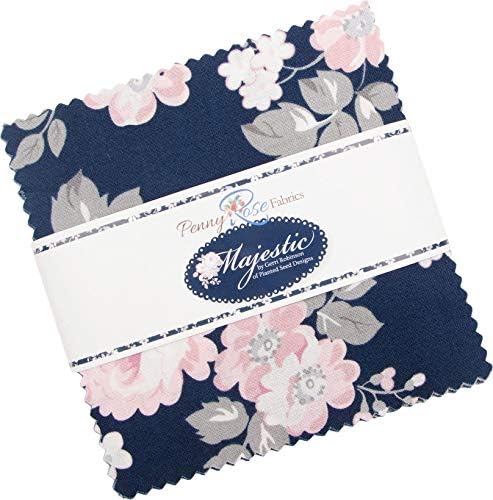 Gerri Robinson Majestic 5" Stacker 42 5-inch Squares Charm Pack Penny Rose Fabrics