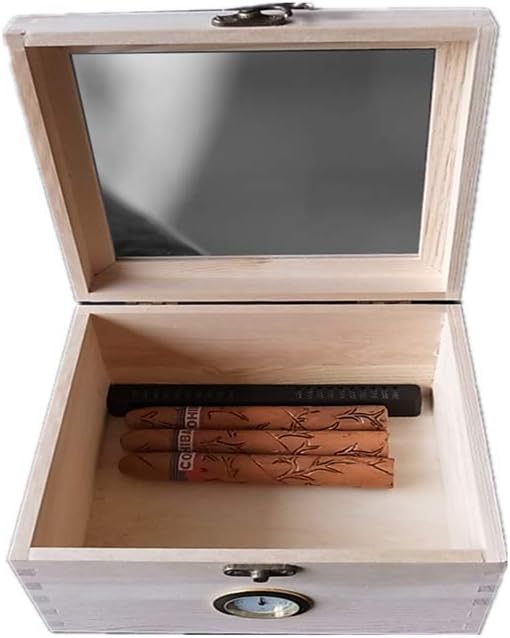 Cigar Box,Professional Moisturizing Humidor,High Capacity Can Accommodate 50-60 Cigars Available in a Variety of Sizes