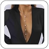 Pearl Y Lariat Necklace Long Pearl Drop Y Necklace Gold Pearl Choker Necklace Pearl Bead Chain Necklace Vintage Pearl Pendant Necklace Wedding Pearl Necklace Chain