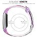 SKYLET for Fitbit Charge 2 Bands, Silicone Replacement Accessories Straps for Fitbit Charge 2 Universe Bracelet(No Tracker)[3PC: Universes, Large]