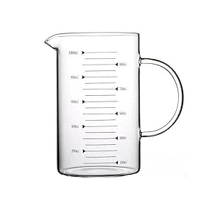 Borosilicate Glass Measuring Cup with Spout 1000ml
