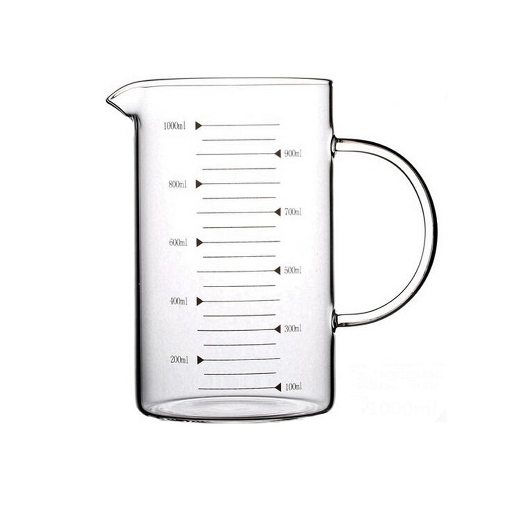 Borosilicate Glass Measuring Cup with Spout 1000ml