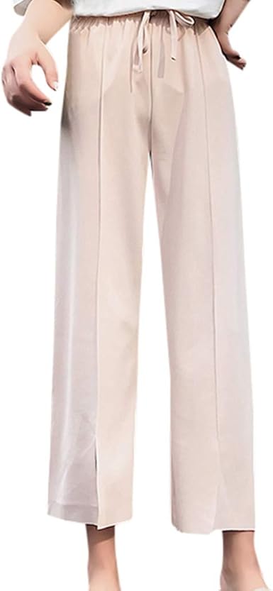 chiffon high waisted pants