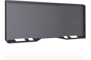 NEWPEAS 1/2"（12mm） Skid Steer Attachment Plate，Steel Skid Steer Mount Plate，Quick Attachment Loader Plate Easy to Weld or Bolt to Different Accessories.