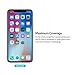 Ringke Tempered Glass Screen Protector Compatible with iPhone X, Invisible Defender (3 Pack) 0.33 mm Ultimate Clear Shield, High Definition (HD) Quality Anti-Scratch Technology