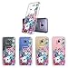 MOSNOVO Case for Galaxy S8 Plus, Floral Flower Garden Pattern Printed Clear Design Transparent Hard Case with TPU Bumper Protective Case Cover for Samsung Galaxy S8 Plus