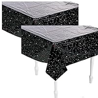 Fun Express Inc. Outer Space Party Stars Plastic Tablecloth - 54" x 108" (2)