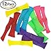 Cevinee Extra Strong Fidget Toys (12 pack / 6 color) Sensory Fidgets - Release Anxiety and Stress, Improve Concentration - #1 ADHD Therapist Recommended for Kids and Adults