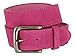 Men's Belt Rounded Edge Heel Bar Buckle Casual Jean Suede Leather Belt 1 1/2
