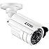 ZOSI 1080P HD 1920TVL Hybrid 4-in-1 TVI/CVI/AHD/960H CVBS CCTV Camera 24PCS IR-LEDs Security Day/Night Weatherproof Bullet Surveillance Cameras For HD-TVI, AHD, CVI, and CVBS/960H analog DVR (White)