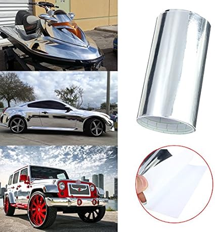 Mat chroom champagne wrapfolie 152CM - - Wrapfolie & Plakfolie