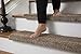 Tread Comfort Caprice Bullnose Carpet Stair Tread with Adhesive Padding, by (Single 27