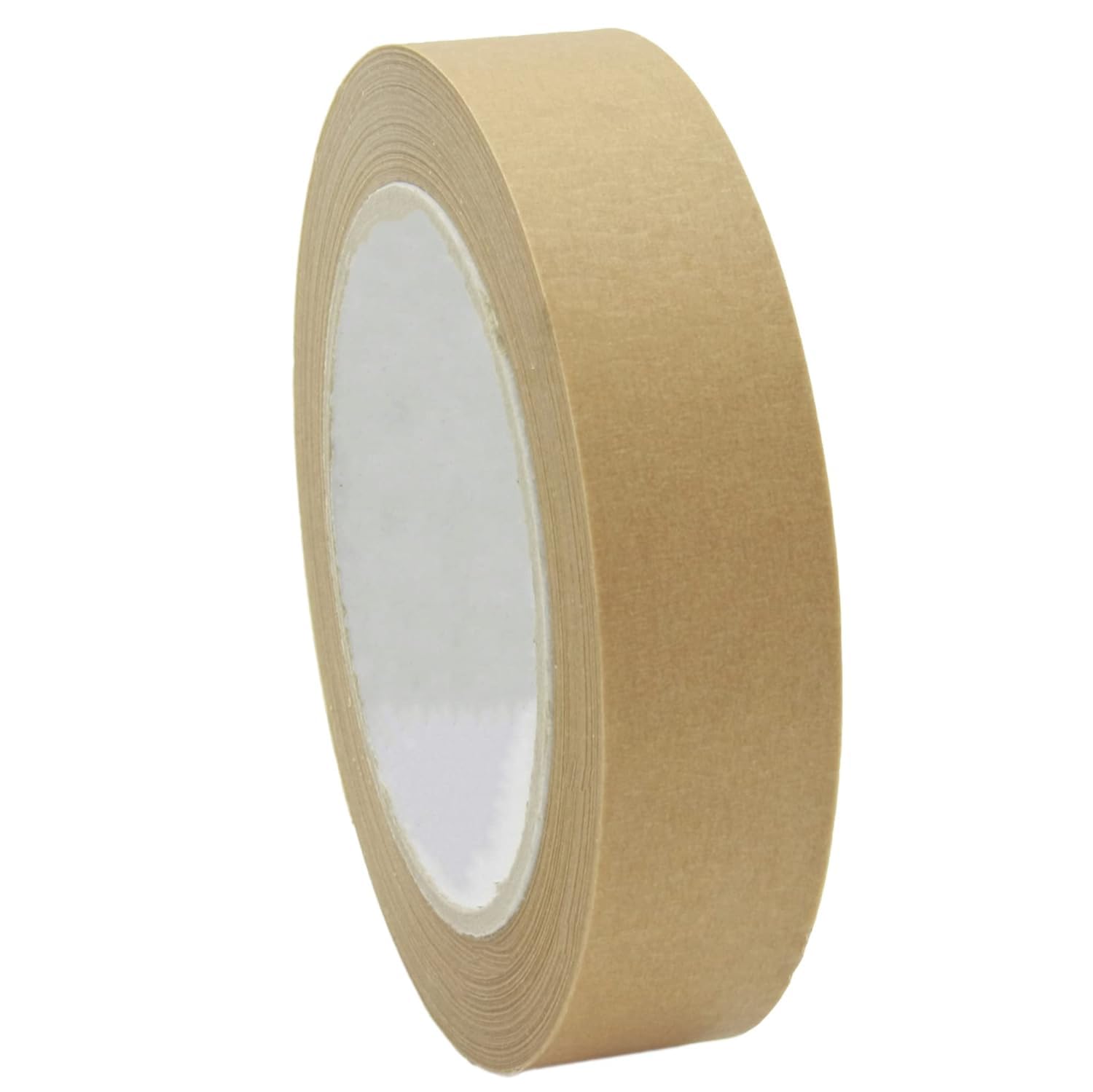 NATEE Kraft Paper Packaging Tape | Fully Recyclable Sticky Tapes | Strong Eco-Friendly Kraft Paper for Packing Parcels and Boxes | Paper Packaging for Moving House (25mm x 50 Metres, Pack of 4)
